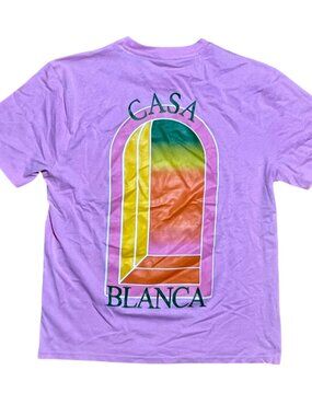 Casablanca Paris Tennis Club Colorful Streetwear Graphic T-Shirt, Unisex 2XL